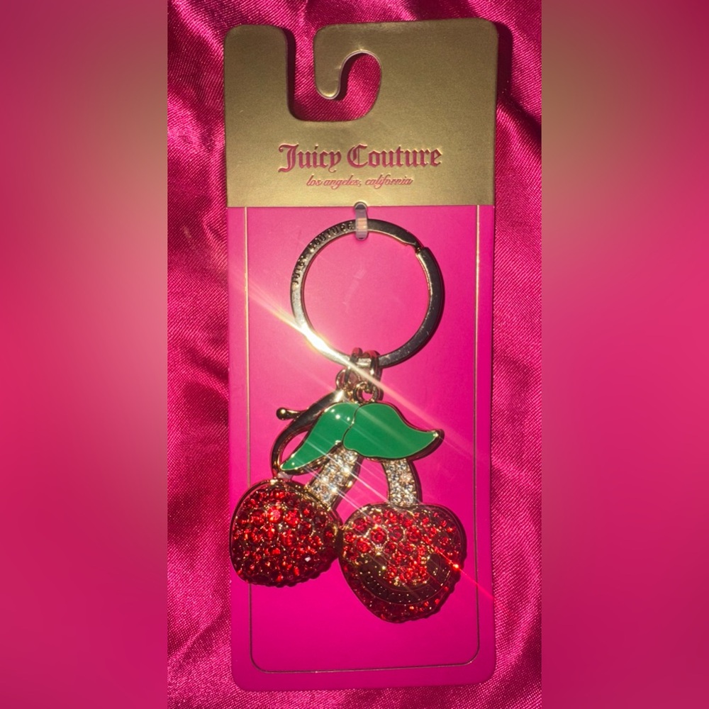 Juicy Couture Cherry Keychain